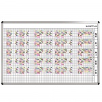 Personal-Raum-Plan,  8 Stunden, 83 Spalten, 103x177 cm, 